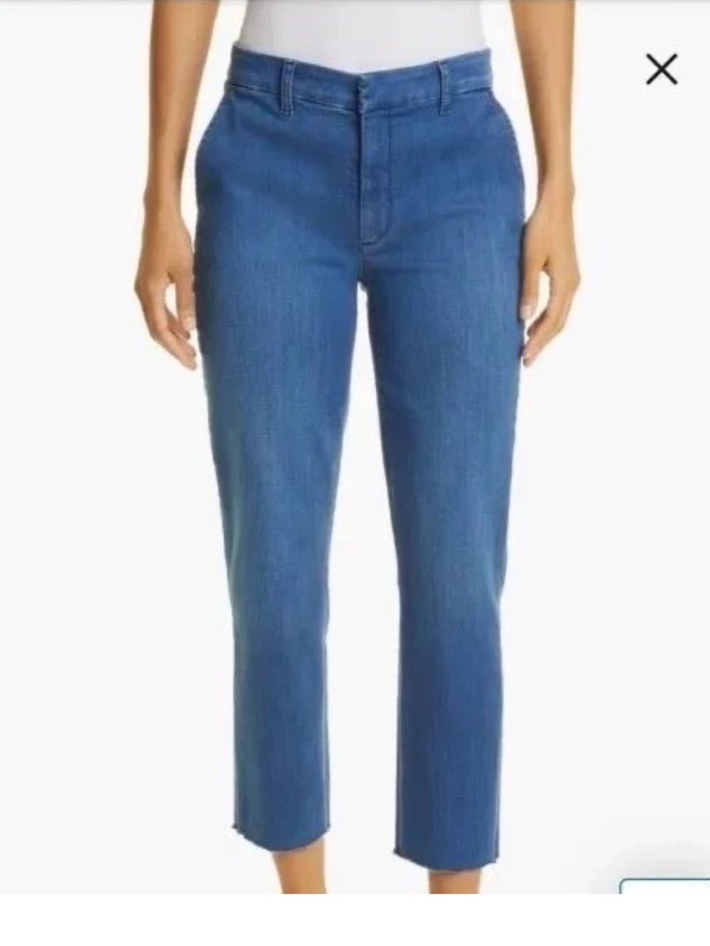 Frank & Eileen - Wicklow Performance Cropped Ankle Denim Mid Rise Jeans Sz 10